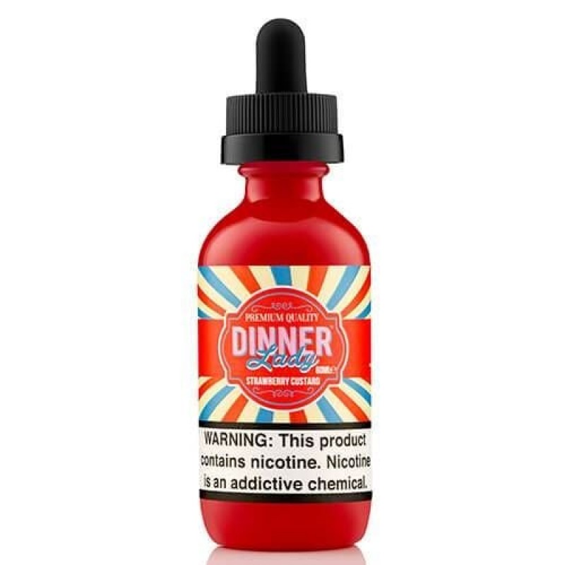 Strawberry Custard Dinner Lady 60mL