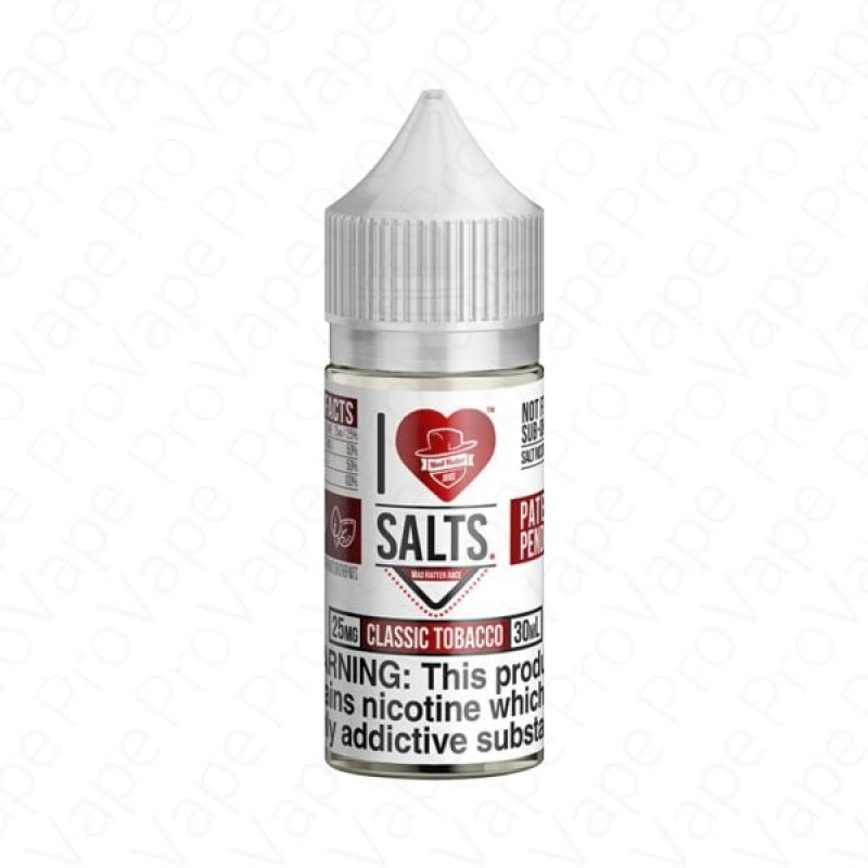 Classic Tobacco I Love Salts Mad Hatter 30mL