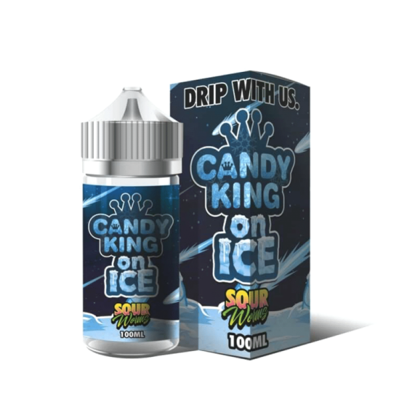 Sour Worms on Ice Candy King 100mL