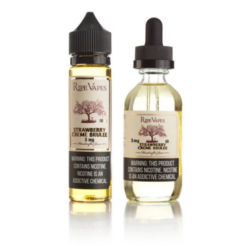 Strawberry Creme Brulee - Ripe Vapes - 60mL