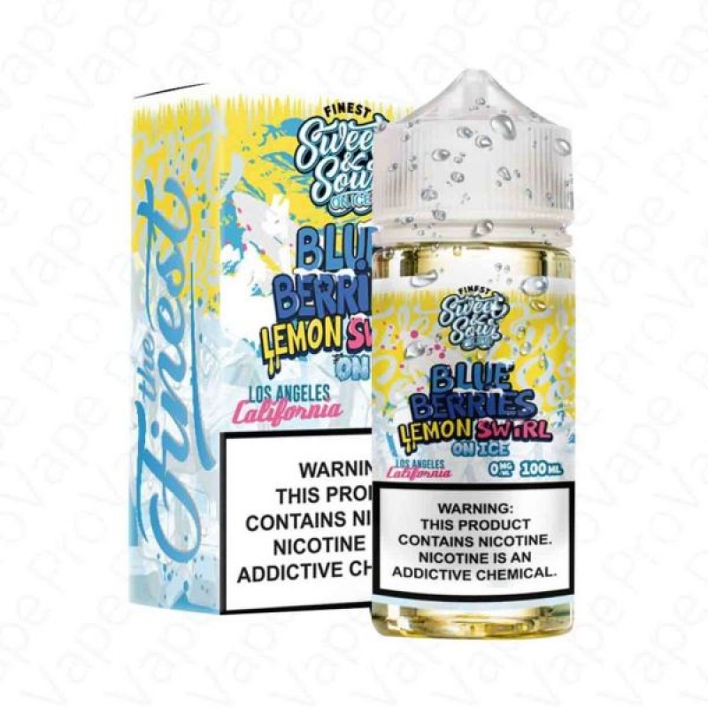 Blue Berries Lemon Swirl Ice Finest Sweet & Sour 100mL