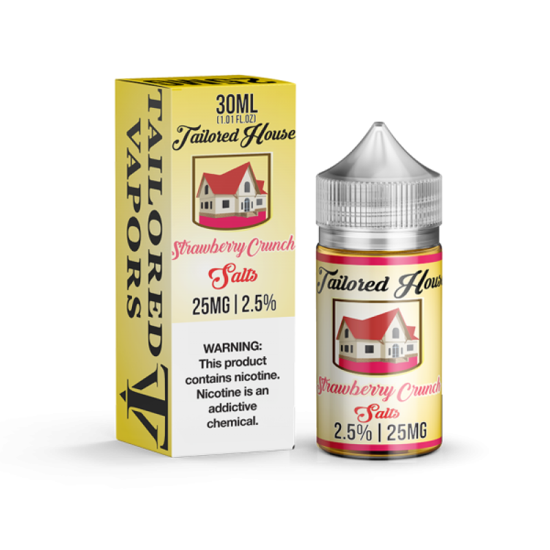 Strawberry Crunch Salts – Tailored House – 30mL