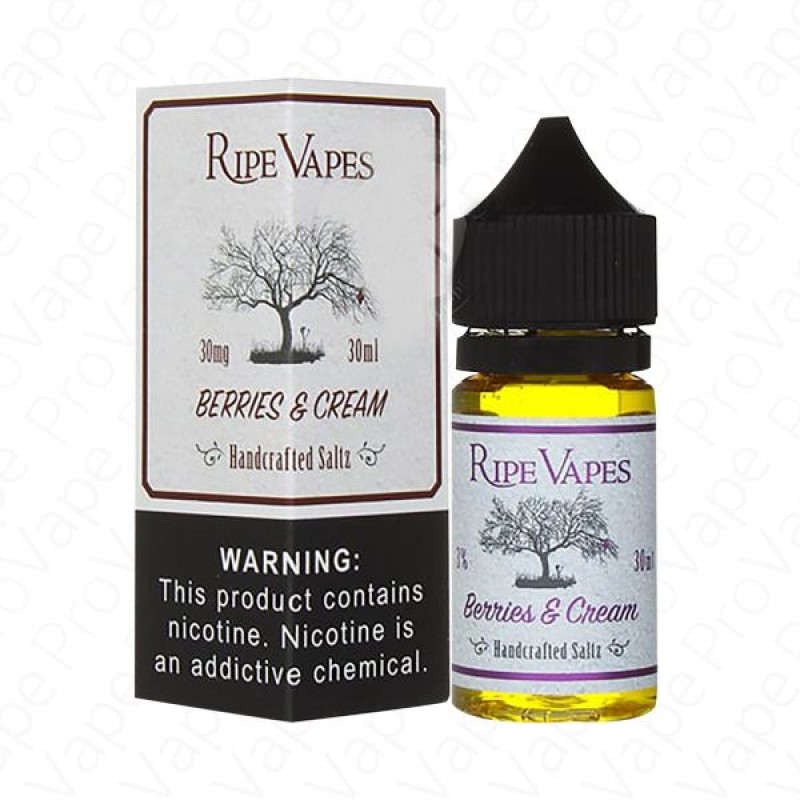 Berries & Cream – Handcrafted Saltz – Ripe Vapes – 30mL