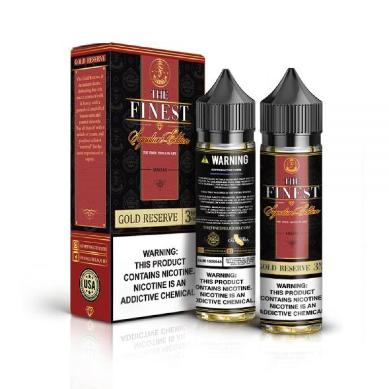 Gold Reserve – Signature Edition – The Finest E-Liquid – 60mL x 2