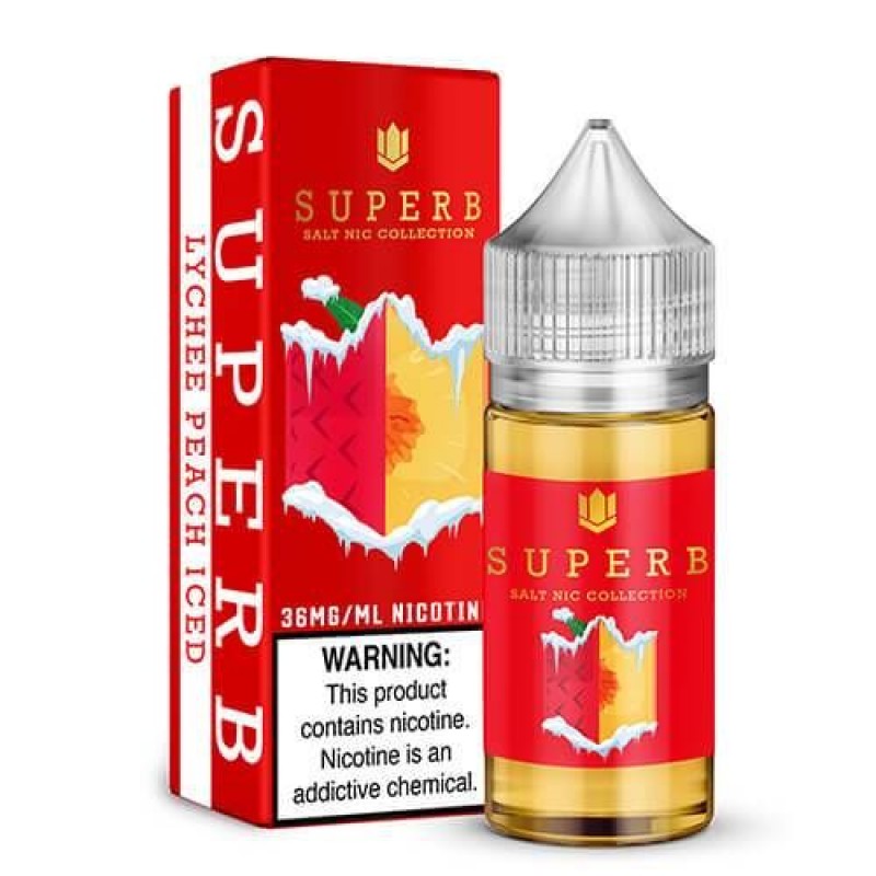 Lychee Peach Iced Salt Superb 30mL