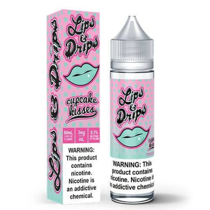 Cupcake Kisses – Lips and Drips – 60mL