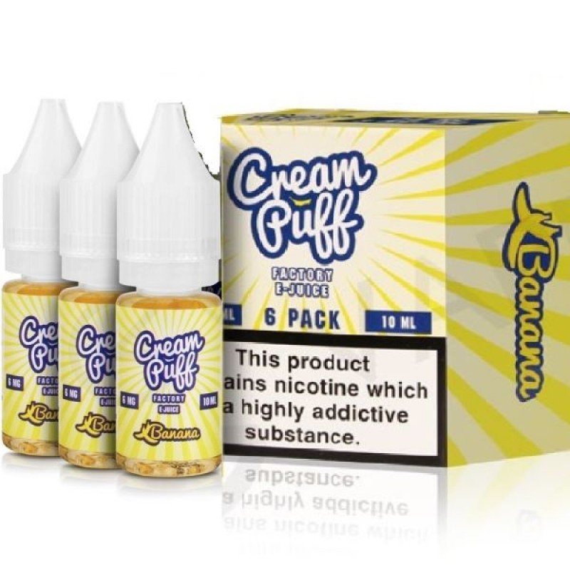 Vanilla – Cream Puff Factory – 6 x 10mL