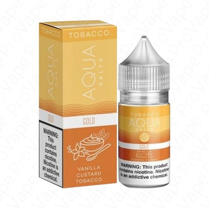 Gold Tobacco Salt Aqua 30ml