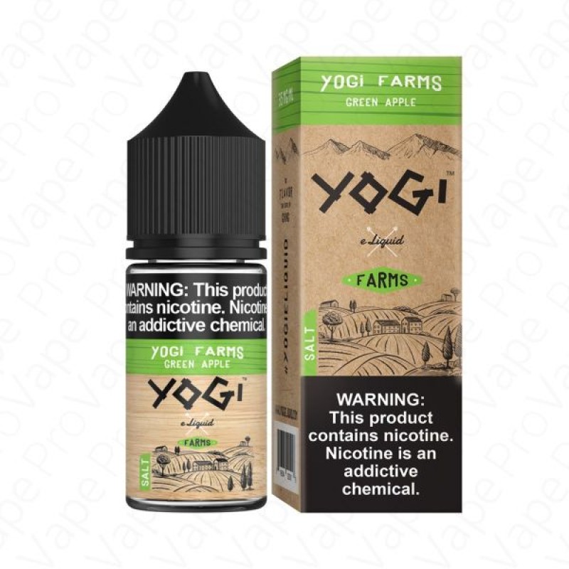 Green Apple Bar Salt Yogi 30ml