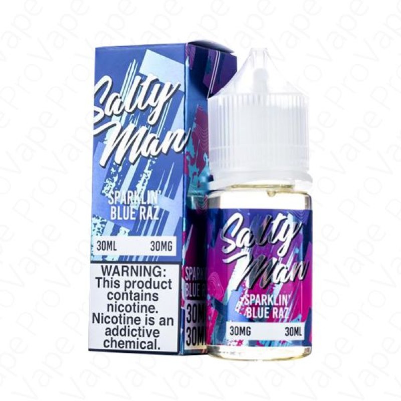 Sparklin’ Blue Razz Salty Man Aqua 30ml