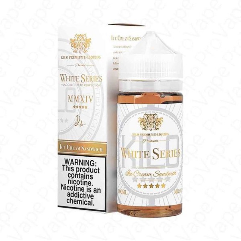 Ice Cream Sandwich White Series Kilo 60mL