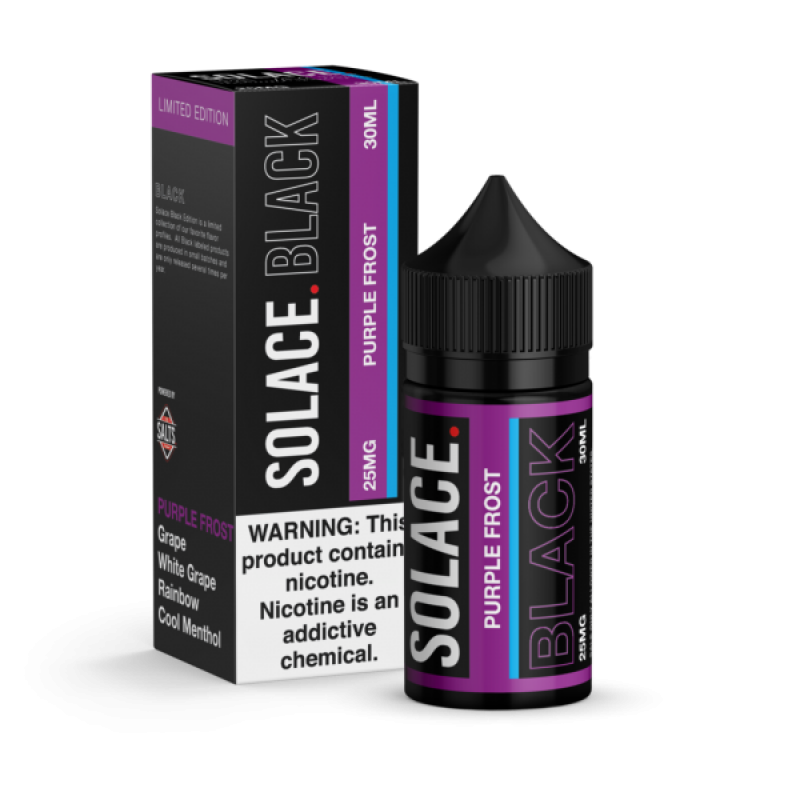 Purple Frost Salt Solace Black 30mL