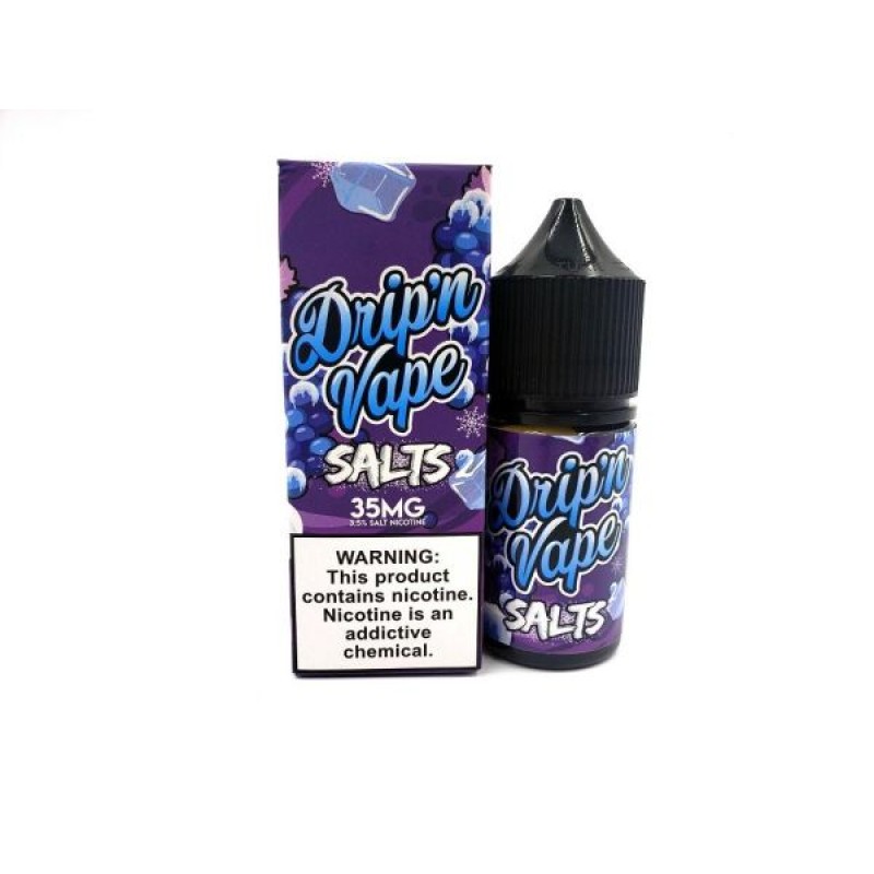 Grape It Up Ice Salt Drip’n Vape 30mL