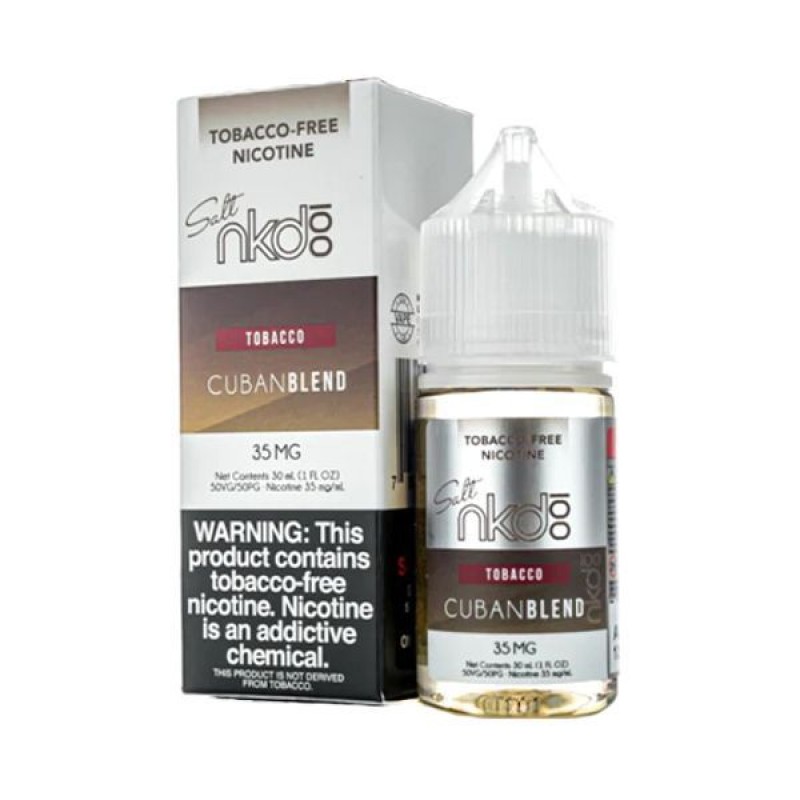 Cuban Blend NKD 100 TFN Salt Nic E-Juice 30ml