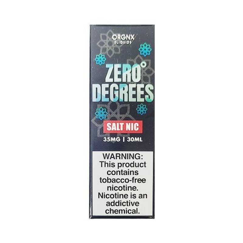 Zero Degrees ORGNX TFN Salt Nic E-Juice 30ml