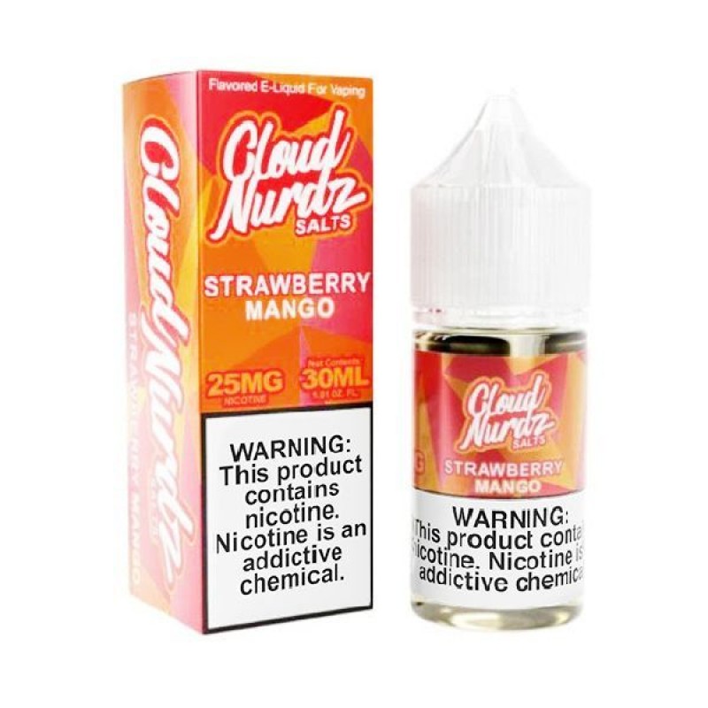 Strawberry Mango Cloud Nurdz Salt Nic E-Juice 30ml