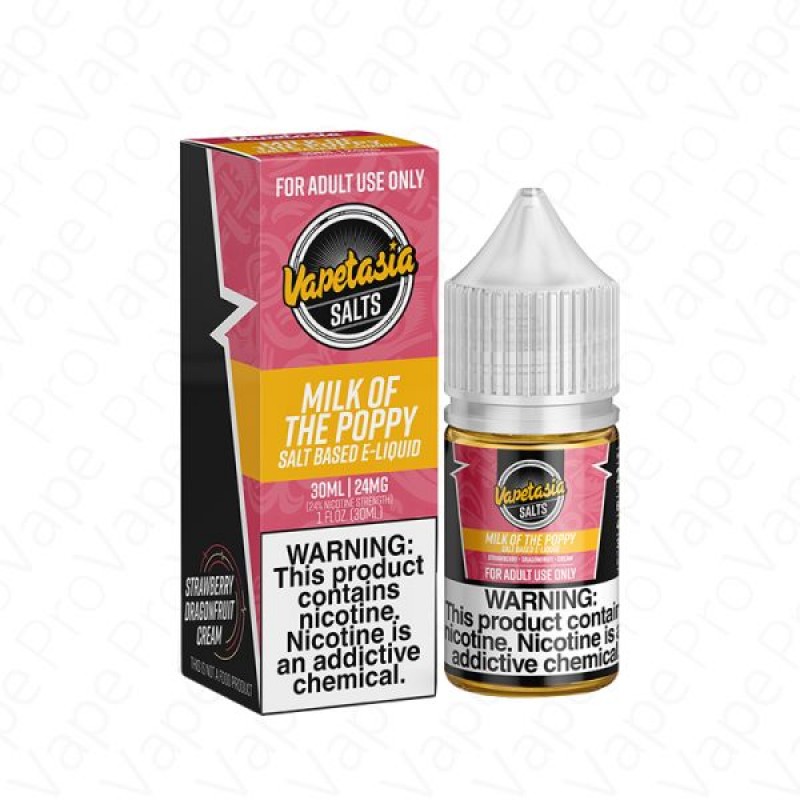 Milk of the Poppy Salt Vapetasia 30mL