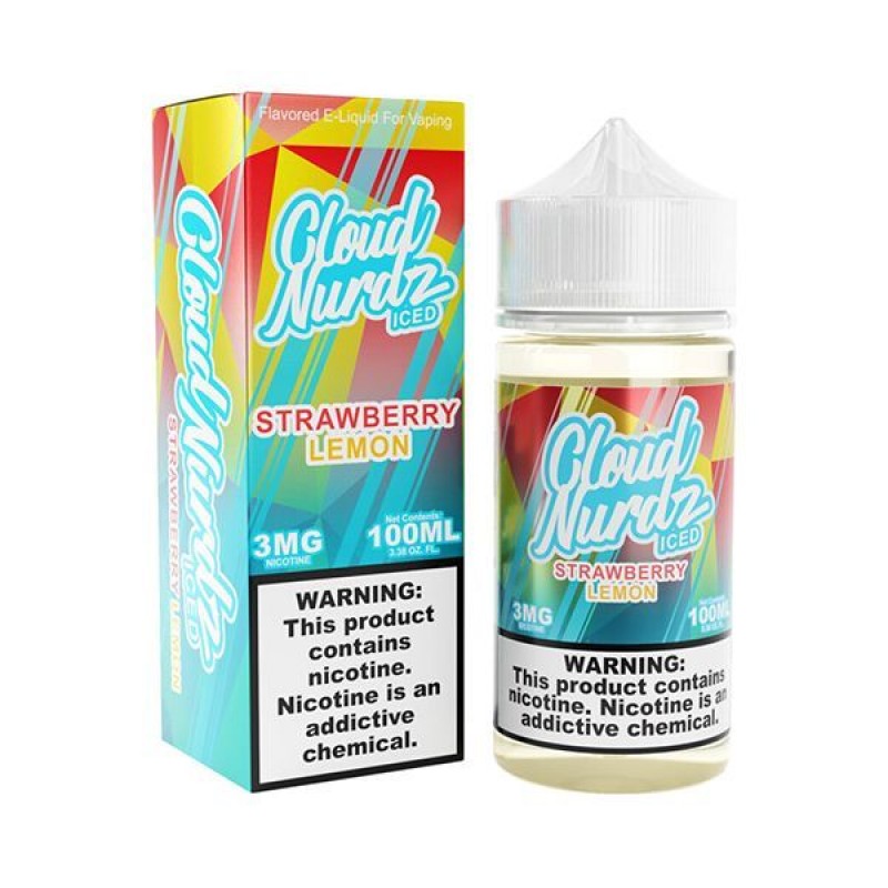 Strawberry Lemon Iced Cloud Nurdz E-Juice 100ml