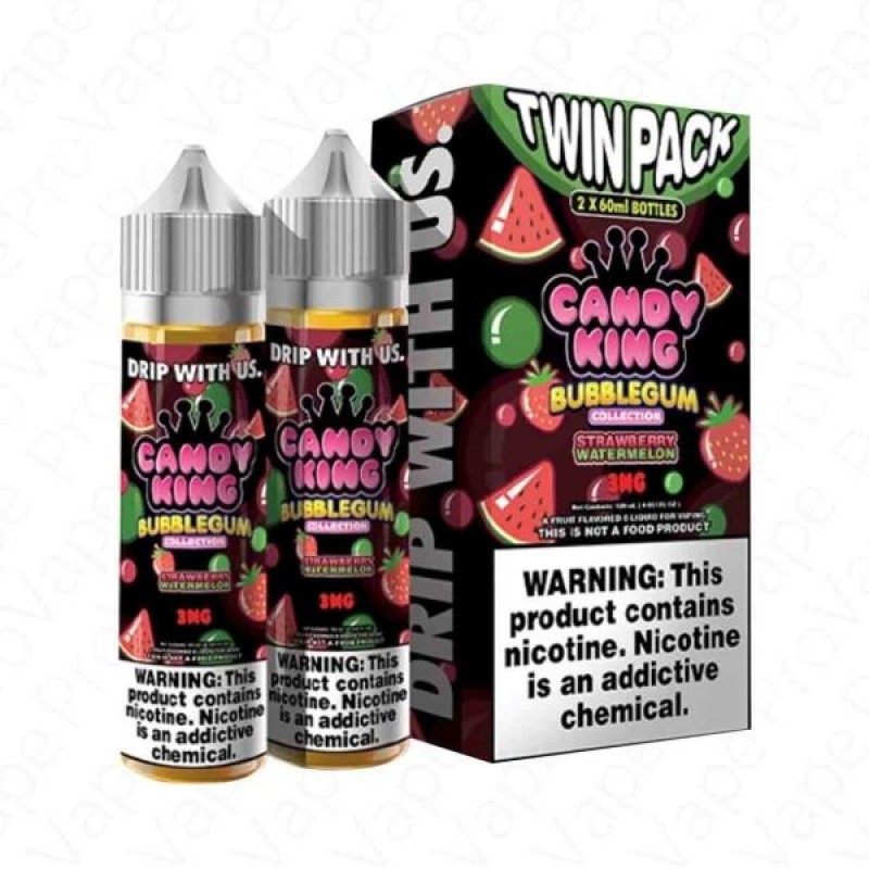 Strawberry Watermelon Bubblegum Candy King 2x60mL