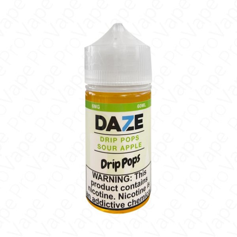 Sour Apple Drip Pops 7 Daze 60mL