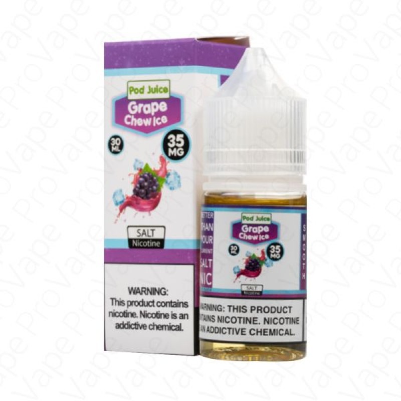 Grape Chew Ice Salt Pod Juice 30mL