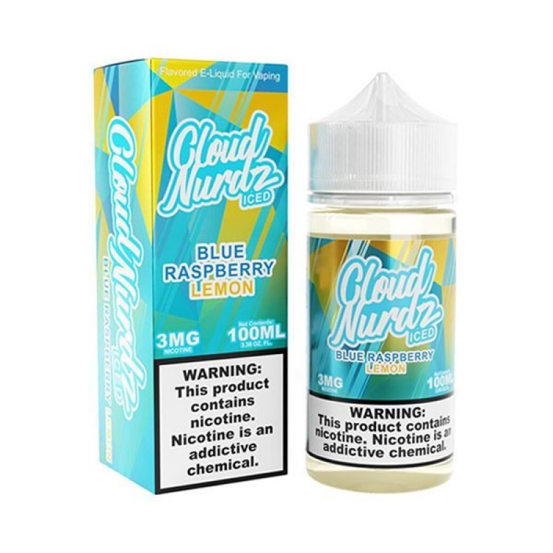 Blue Raspberry Lemon Iced Cloud Nurdz E-Juice 100ml