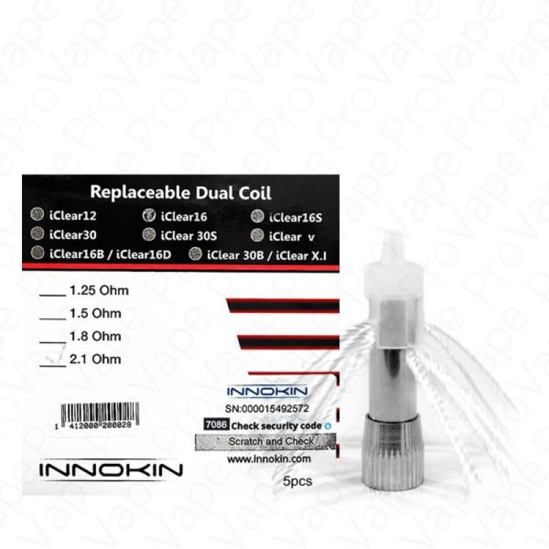 Innokin iClear16 Replaceable Dual Coils 5PCS